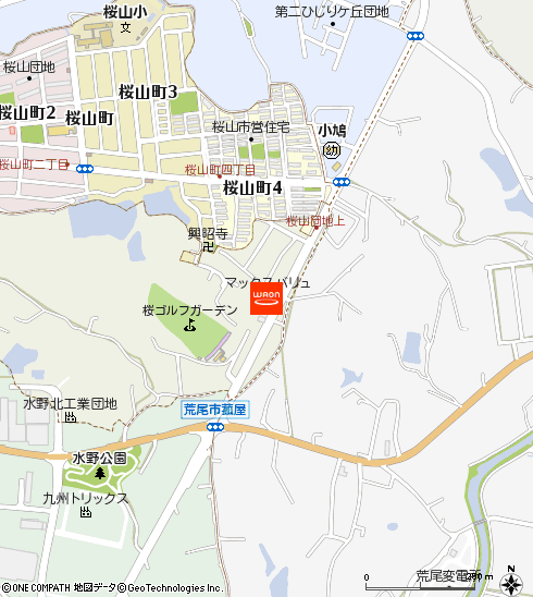 マックスバリュ桜山店付近の地図